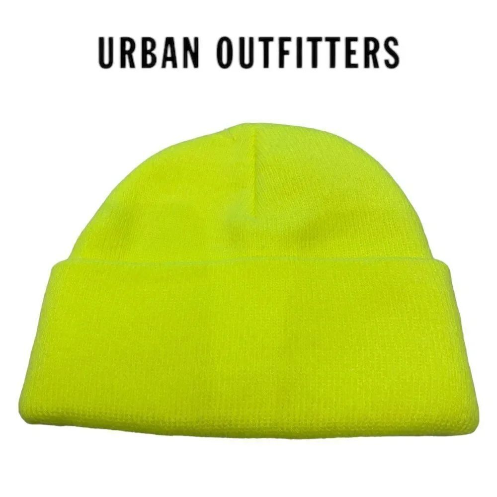 NEW UO Urban Outfitters Neon Short Watch Cap Hat Beanie